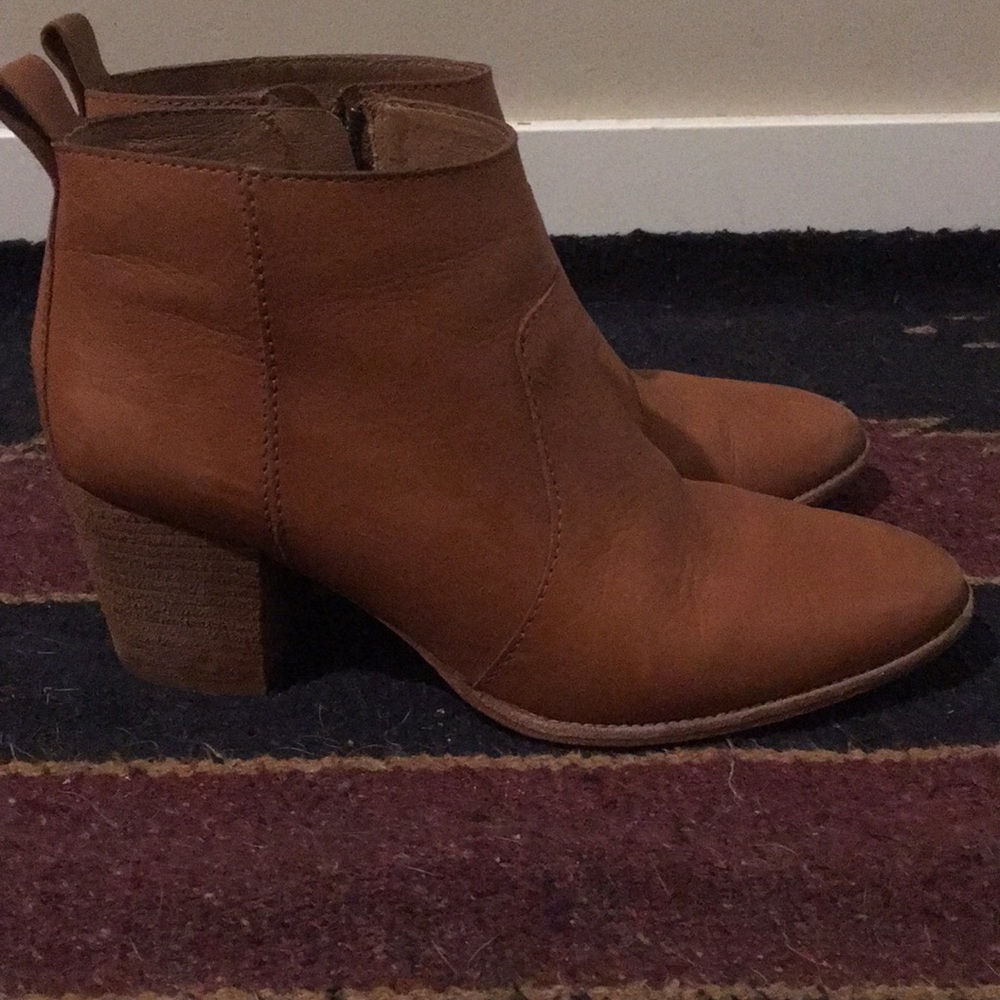 Brown Leather Madewel Boots